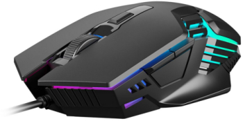 Mouse Optic Gamdias Aura GS4 RGB LED USB Black 