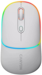 Mouse Optic Canyon MW-22 RGB LED Bluetooth/USB Wireless Snow White 