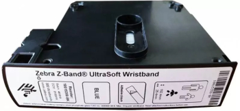 Bratari de identificare Zebra Z-Band Ultrasoft 25mm x 152mm albastre pentru nou-nascuti 