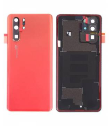 Capac Baterie Pentru Huawei P30 Pro Orange cu geam camera 