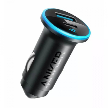 Incarcator auto Anker 323 52.5W USB-C USB-A Power Delivery PowerIQ 3.0 Negru 