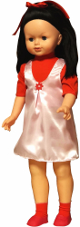PAPUSA ARADEANCA - LARISA MERGE - BRUNETA - 86CM - 0045-01 