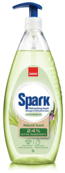 Detergent Lichid pentru Vase cu pompita Sano Spark Lemongrass 1 L