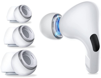 Dopuri din Silicon pentru AirPods Pro 1/2 XS S L set 3 Z164 White 