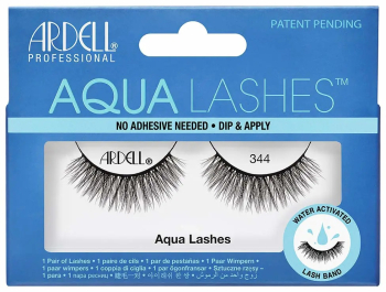 Gene false cu activare pe baza de apa Ardell Aqua Lashes 344 1 buc 