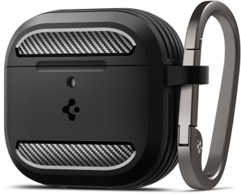 Husa pentru Apple AirPods 4 Z166 Metal TPU Matte Black 