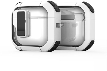 Husa pentru Apple AirPods 4 Z96 Policarbonat TPU White/Black 