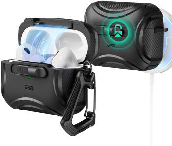 Husa pentru Apple AirPods Pro 1/2 Z185 TPU Black 