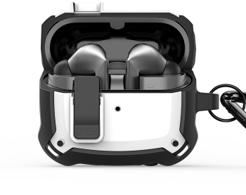 Husa pentru Samsung Galaxy Buds 3/3 Pro Z76 Policarbonat TPU White 