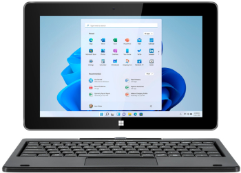 Tableta Kruger Matz KM1089.1 Ecran IPS 10.1 inch 8GB RAM 256GB Flash 2MP Wi-Fi Bluetooth Tastatura inclusa Windows 11 Negru 