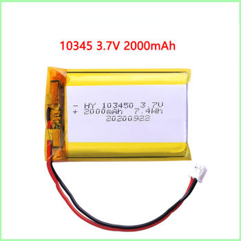 Acumulator Li-Po 2000mAh 3.7V 103450/ 50x34x10mm Mufa PH 2.0 