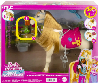 Barbie Mysteries Calut Cu Sunete Si Accesorii 