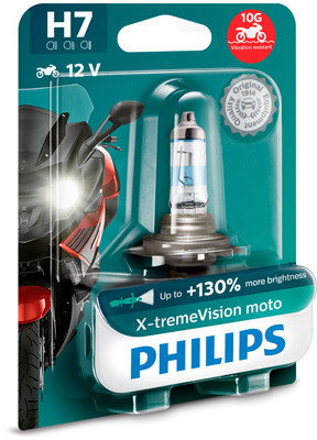 Bec Moto H7 X-Treme VIsion 12V 55W Blister Philips 