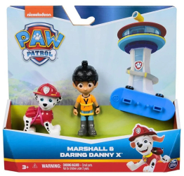 Patrula Catelusilor Set Figurine Eroi De Salvare Marshall Si Daring Danny X 