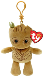 Plus Breloc Ty 8.5cm Beanie Babies Marvel Groot 