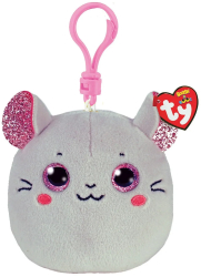 Plus Breloc Ty 8.5cm Squishy Beanies Soricel Catnip 