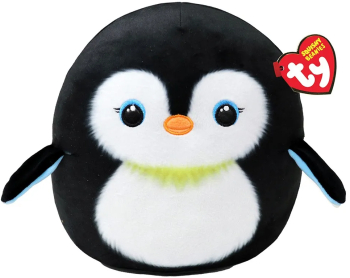 Plus Ty Squishy Beanies Pinguinul Neve 22cm 