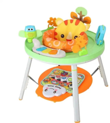 Saritor pentru copii cu centru de activitati si pian WePro Store 3 in 1 Baby jumper transformabil in masa de joc scaun de hranire Sunet