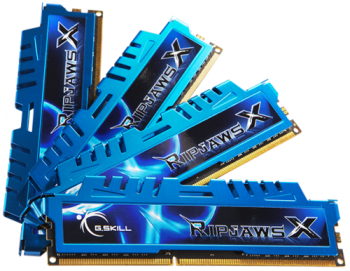 Kit Memorie G.SKILL RipjawsX 32GB DDR3-1600Mhz CL9 Quad Channel memorii