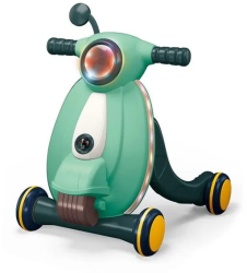 Antepremergator pentru bebelusi Little Story cu lumini si sunete Verde 