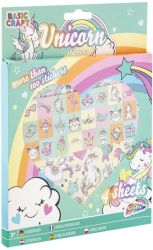 Set 100 abtibilduri cu unicorni 