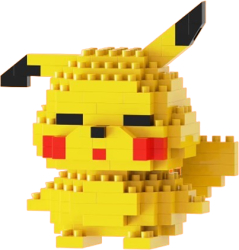 Set de constructie mini personaj desene animate Pikachu 178 piese varsta 6+ani 