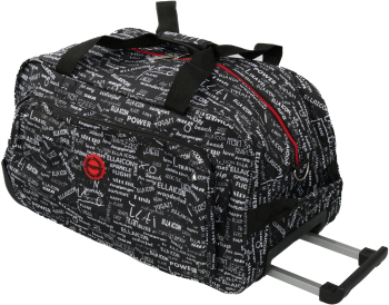 Geanta de voiaj cu troler Urban Negru 55x30x30cm 