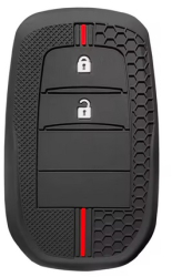 Husa pentru cheie Toyota Corolla Hatchback Yaris Cross Hilux LC200 LC250 LC300 2 butoane 