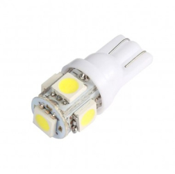 Led auto W5W T10 cu 5 SMD 24V pentru camion tir 