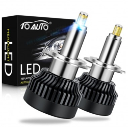 Set 2 leduri H7 Canbus 360 grade pentru far auto 80W/set 8000 Lm/set Alb 12V 