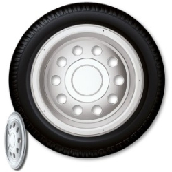 Set capace roti camion 22.5 Spate 2buc 