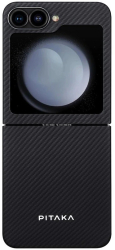 Husa de protectie Pitaka MagEZ 5 600D Ultra Slim Samsung Galaxy Z Flip 6 Negru\/Gri 