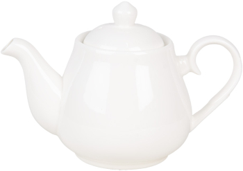 Ceainic ceramica alba 22x13x15 cm 800 ml