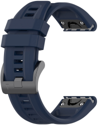 Curea ONSG® pentru Garmin Fenix 3/3 HR/5X/5X Plus/6X/6X Pro/7X/7X Pro Solar Y62 Silicon Navy Blue 