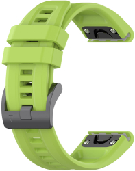 Curea ONSG® pentru Garmin Fenix 3/3 HR/5X/5X Plus/6X/6X Pro/7X/7X Pro Solar Y66 Silicon Light Green 