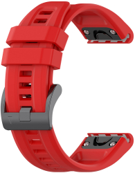 Curea ONSG® pentru Instinct 2S/2S Solar/Approach S70 42mm/fenix 7S Pro Sapphire Solar Y69 Silicon Red 