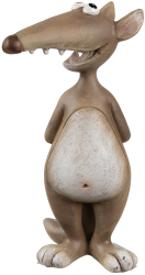 Figurina Soricel polirasina maro 8x5x14 cm 