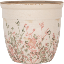 Ghiveci flori ceramica multicolora Garden 18x17 cm 