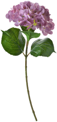 Hortensie artificiala violet verde 13x67 cm 