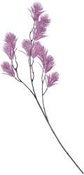 Set 3 flori artificiale violet 13x4x88 cm 