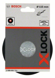 Suport dur pentru disc abraziv 115mm cu X-LOCK Bosch slefuire fina 