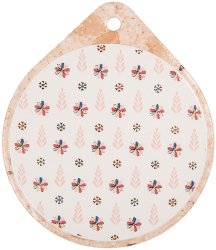 Suport vase fierbinti ceramica bej 20x23x1 cm 