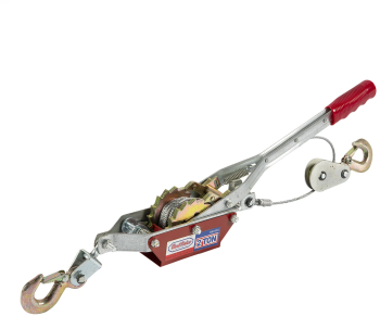 Troliu Pro 2T cu dinti dubli si carlige duble sistem de blocare otel diametru 4mm cablu 1.9m 