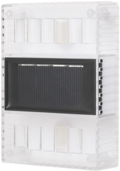 Aplica solara LED ABS/Policarbonat rezistenta la apa IP65 pentru perete 1.2V 600mah 10.5 x 2.5 x 7 cm alb cald 