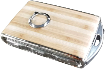 Carcasa cheie Volvo S60 S90 XC40 XC60 XC90 V60 V90 C40 imitatie bambus 