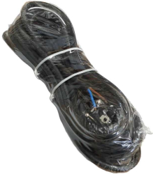 Cordon alimentare Schuko - fire libere 1.5m negru 3500W 16A 3x1.5mm2 cupru 3G1.5 CA15N11 Wconn 