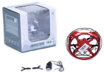 Drona copii control prin gesturi control manual rotatie 360° lumina led 