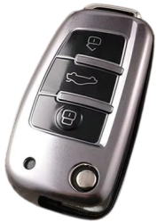 Husa pentru cheie Audi A1 A3 A4 8P 8L 8V A5 B6 B7 A6 A7 C5 C6 Q3 Q5 Q7 4F S3 S4 S6 RS3 TT