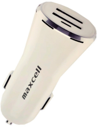 Incarcator Auto Bricheta Maxcell 5 V/2.4 A Fast Charge Cu 2 Porturi USB + Cablu Lightning Inclus
