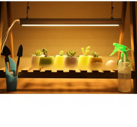 Lampa dubla pentru cresterea plantelor 50 cm T5 tehnologie LED nu afecteaza plantele potrivit pentru intregul ciclu de crestere lumin 